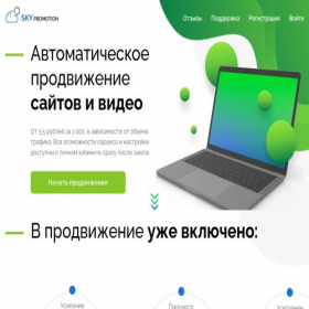Скриншот главной страницы сайта skypromotion.ru